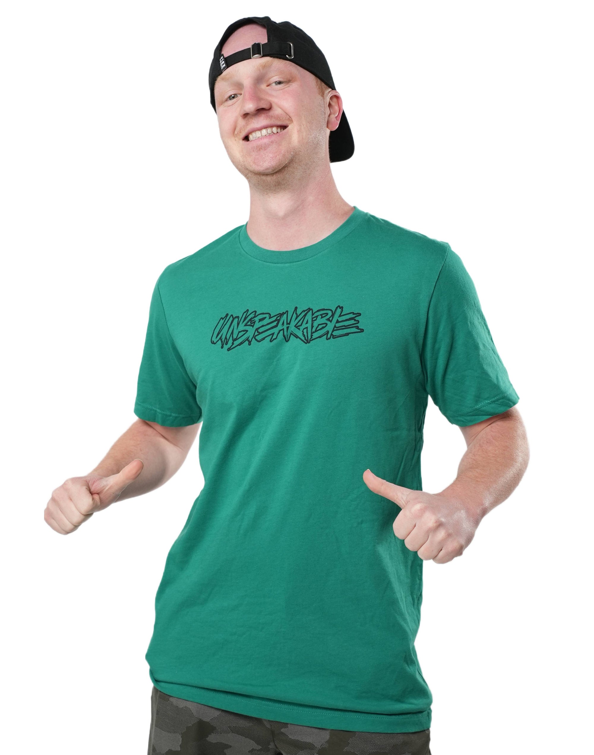 GREEN UNSPEAKABLE OUTLINE T-SHIRT